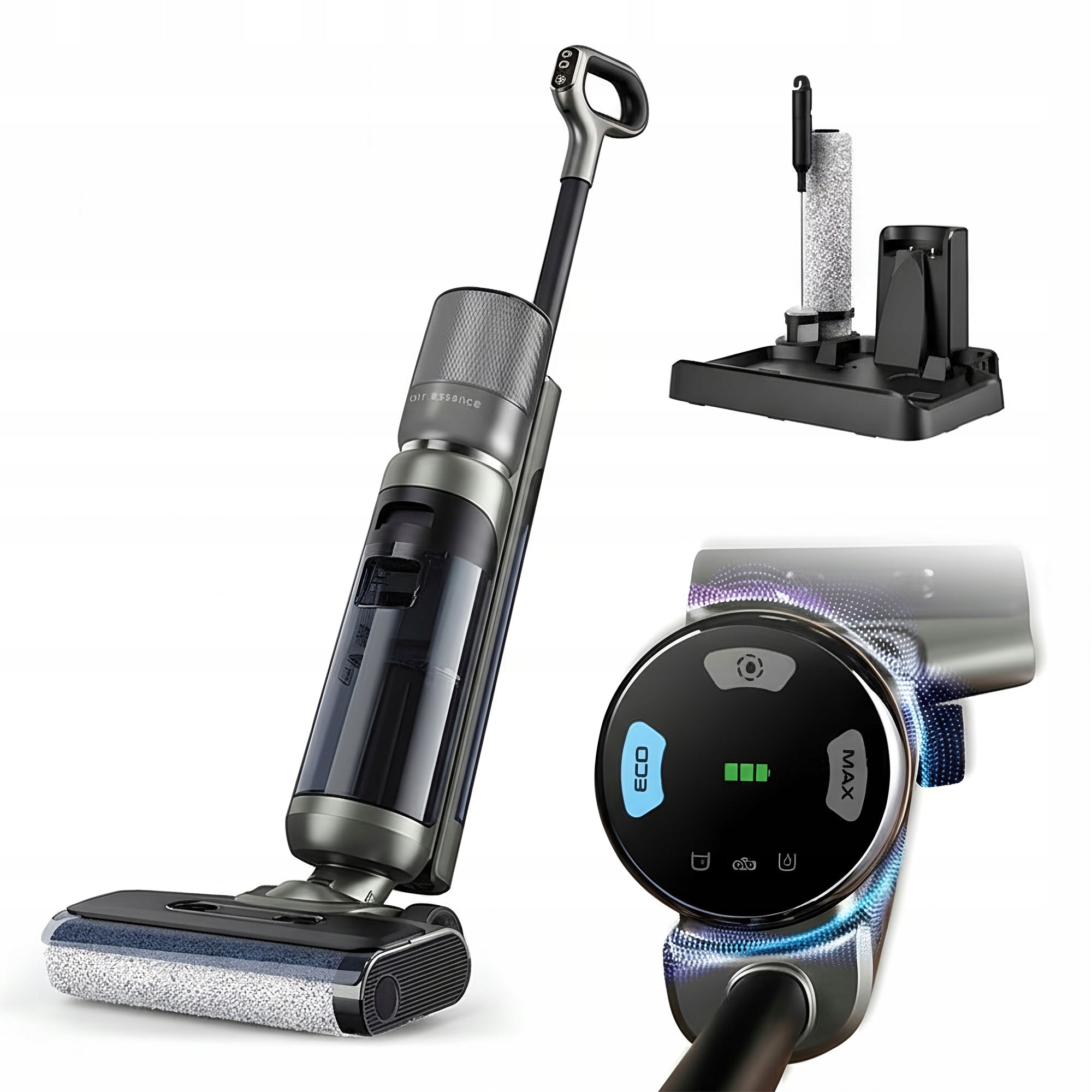 Vacuum Cleaner Wireless Vertical Bagless Washing Air Essence Monsun Drive
