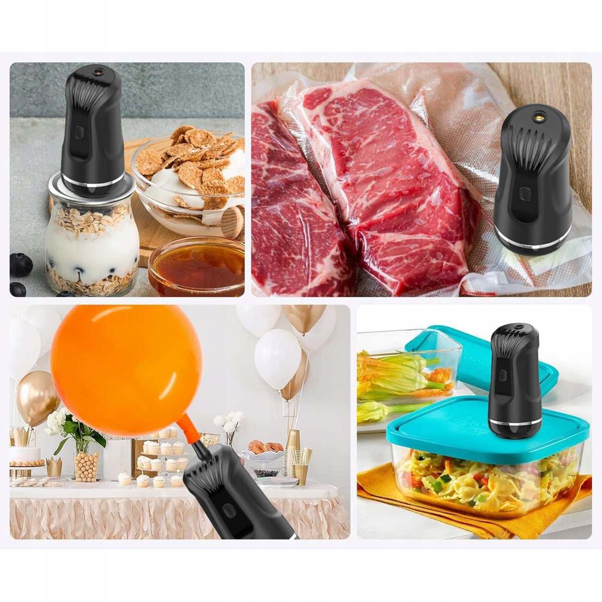 Vacuum Packing Machine For Jars Bags Set of 15 Pcs Kitchen Household Appliance Welding Machine Model ZGRZEWARKA PRÓŻNIOWA DO ŻYWNOŚCI PAKOWARKA