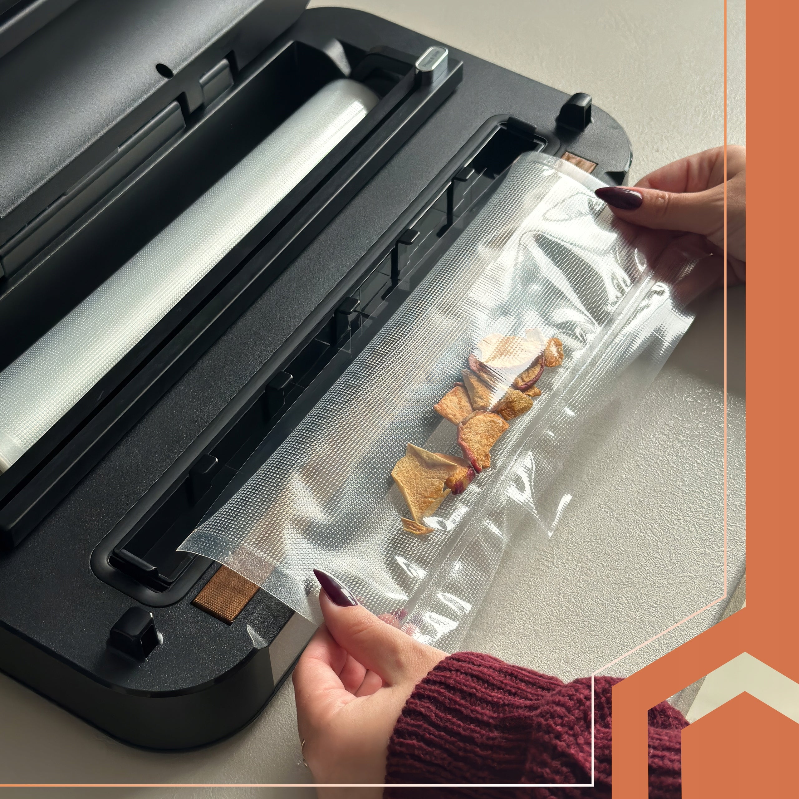 Vacuum Welding Machine for Food Automatic Double Welding Machine Manufacturer code Zgrzewarka do folii- zestaw Ruhhy 28198
