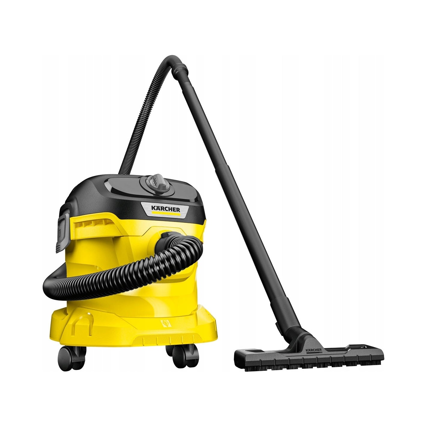 Vacuum cleaner Kärcher K WD2 for wet and dry operation KWD 2, 1000 W yellow