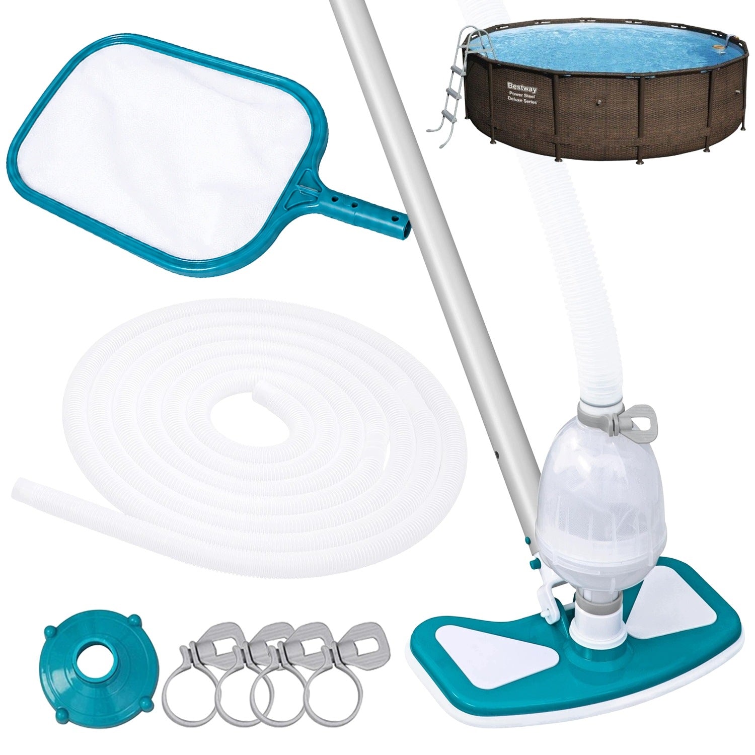 Vacuum cleaner for vacuuming the bottom of the pool water 56666 BESTWAY