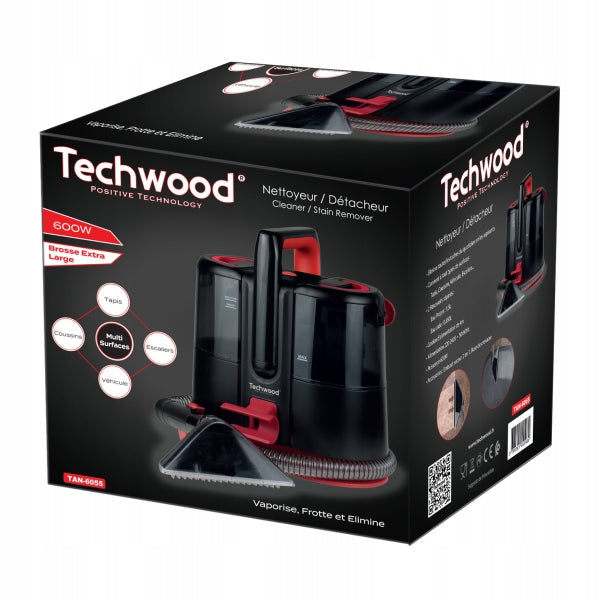 Vacuum cleaner with washing machine for carpets, couches, spraying Techwood TAN-6055, 600W Brand Techwood