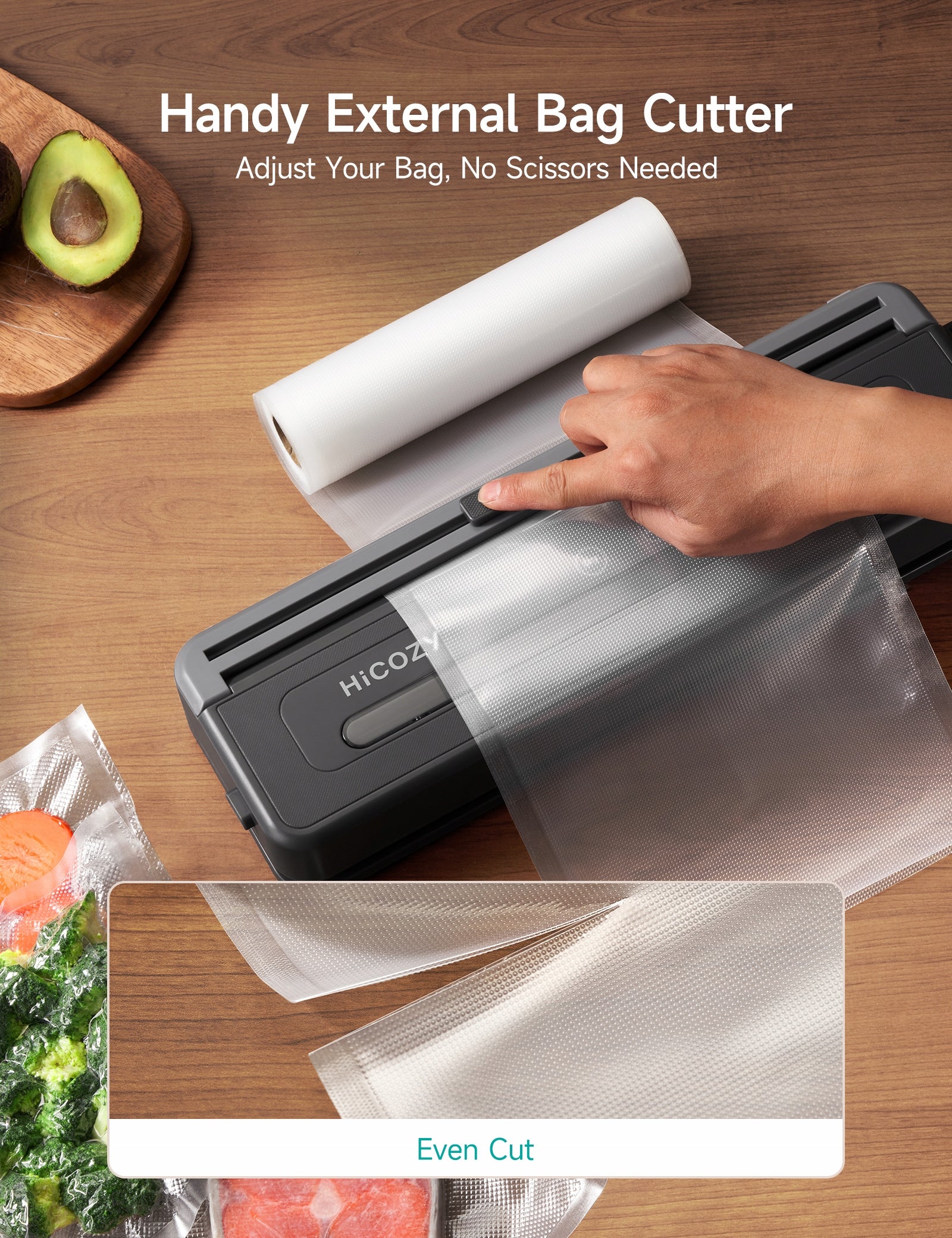 Vacuum sealer HiCOZY H600 gray Model HAVSH600GY