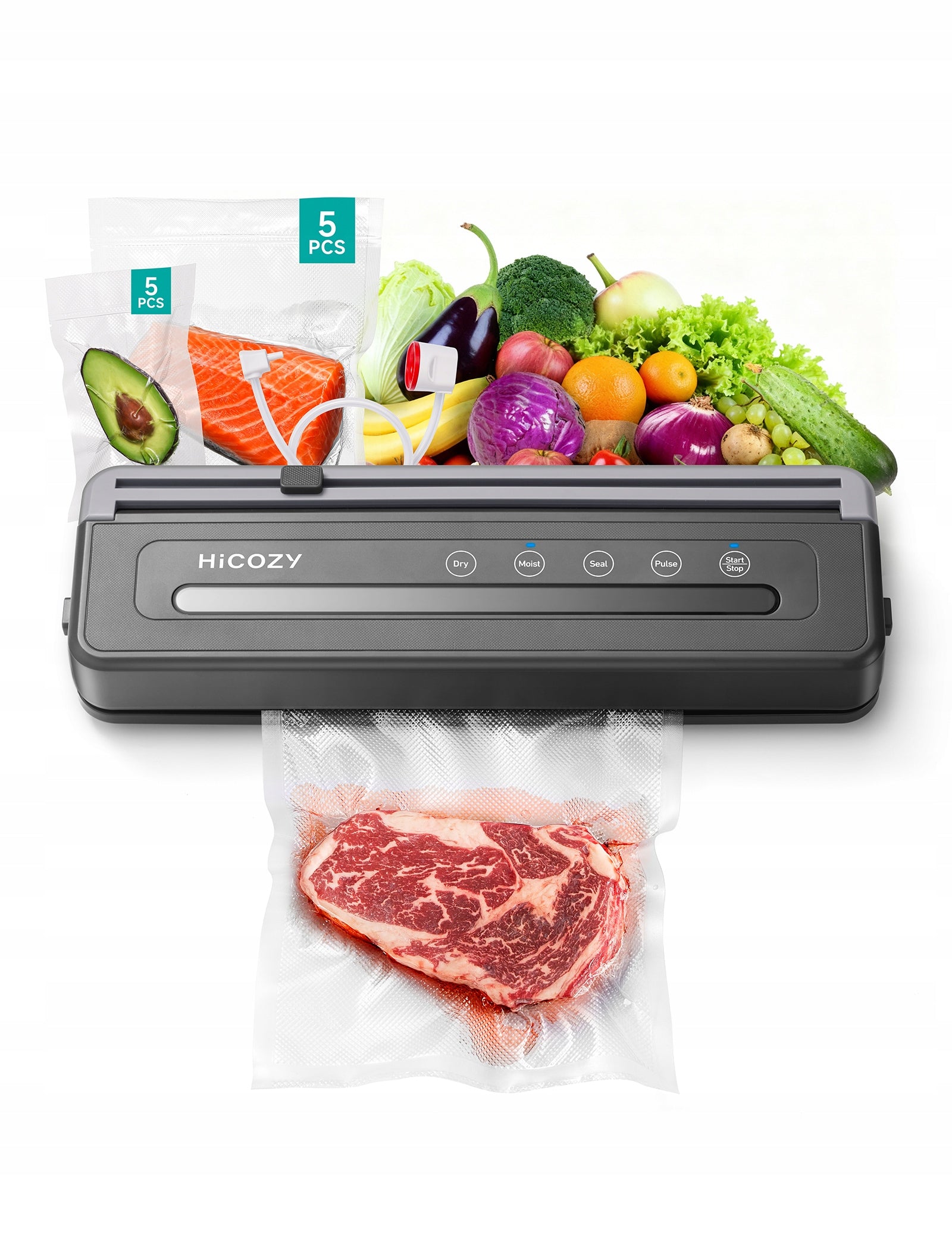 Vacuum sealer HiCOZY H600 gray