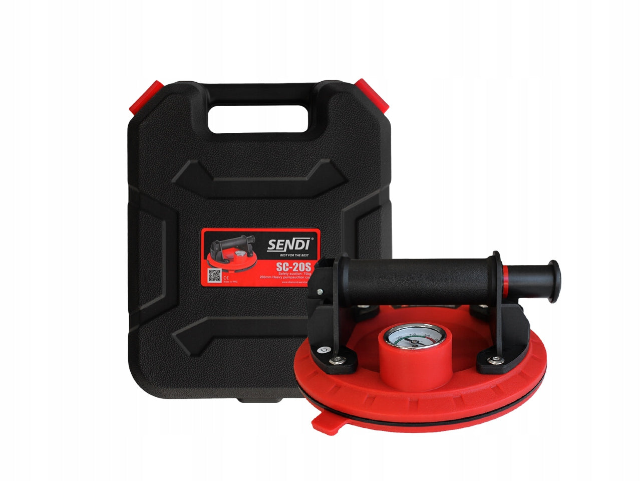 Vacuum suction cup with pressure gauge SC-20S SENDI for rough Packaging status original