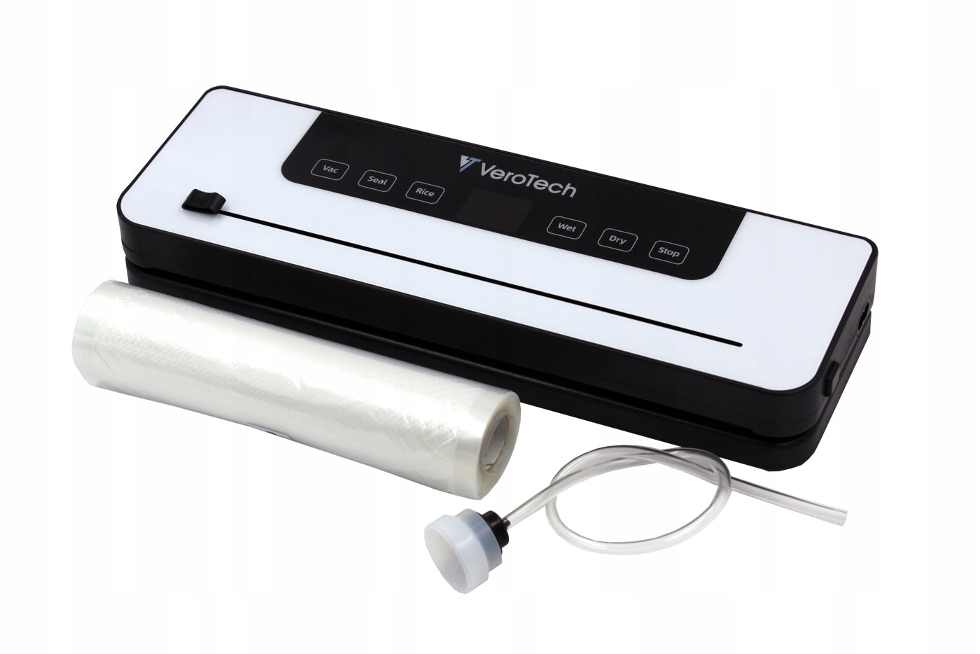Vacuum welding machine Verotech VA-700 with trimmer and external suction Dominant color white