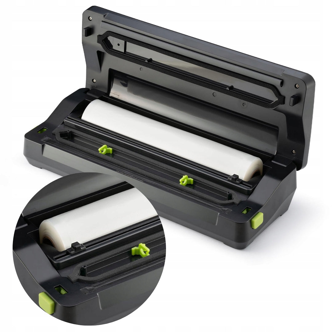 Vacuum welding machine food packaging machine + foil NutriZein VacuPorta Dominant color silver/gray