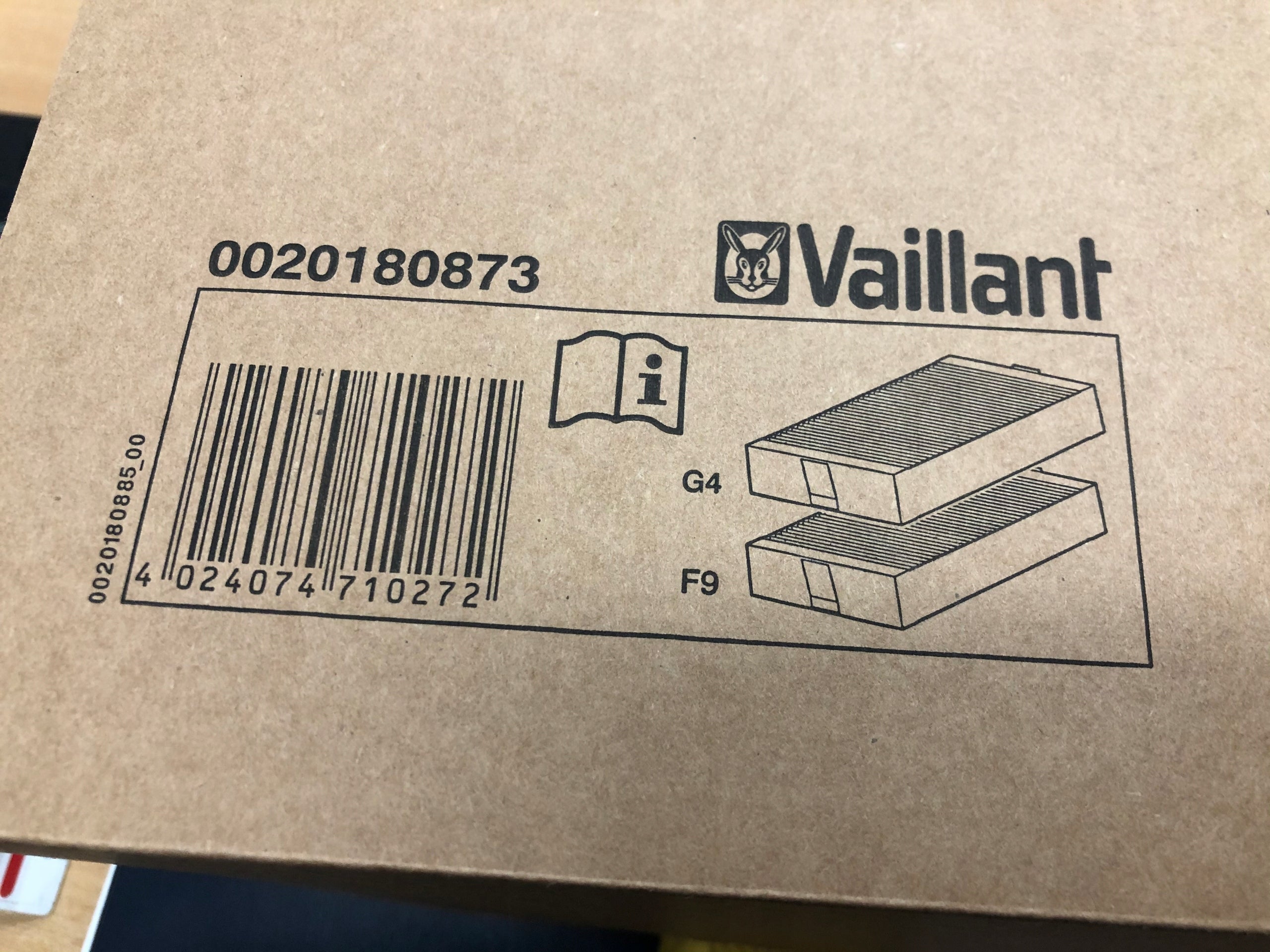 Vaillant Filters Set F9iG4 for recoVAIR 260/360/4 Packaging status original