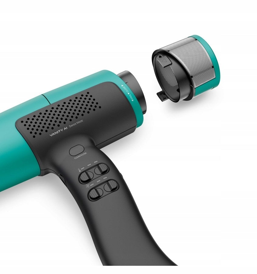 Valera VanityCare AI Hair Dryer with Ionization Emerald Pulse 2000W Brand Valera