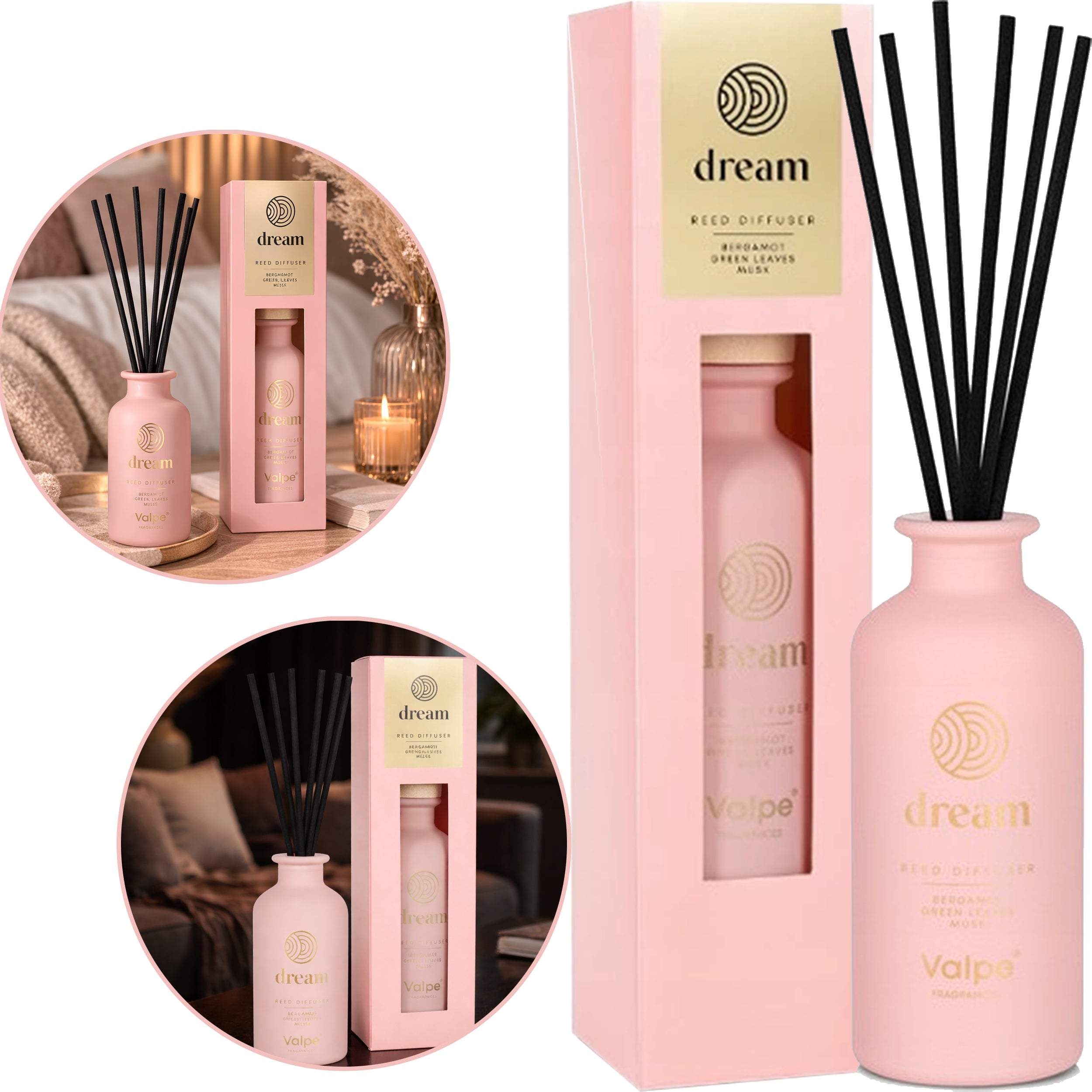 Valpe Vd-003-391 Fragrance Diffuser With Dream Sticks For Living Room Bedroom Packaging status original
