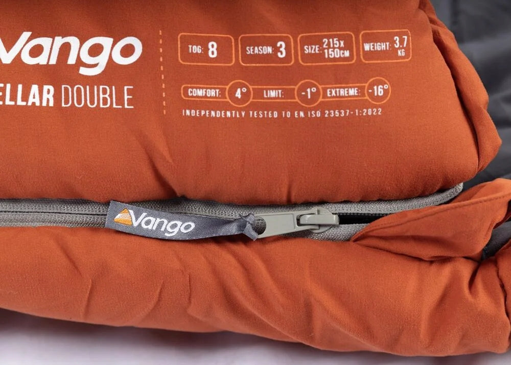 Vango Stellar Double Harissa Sleeping Bag Packaging status original