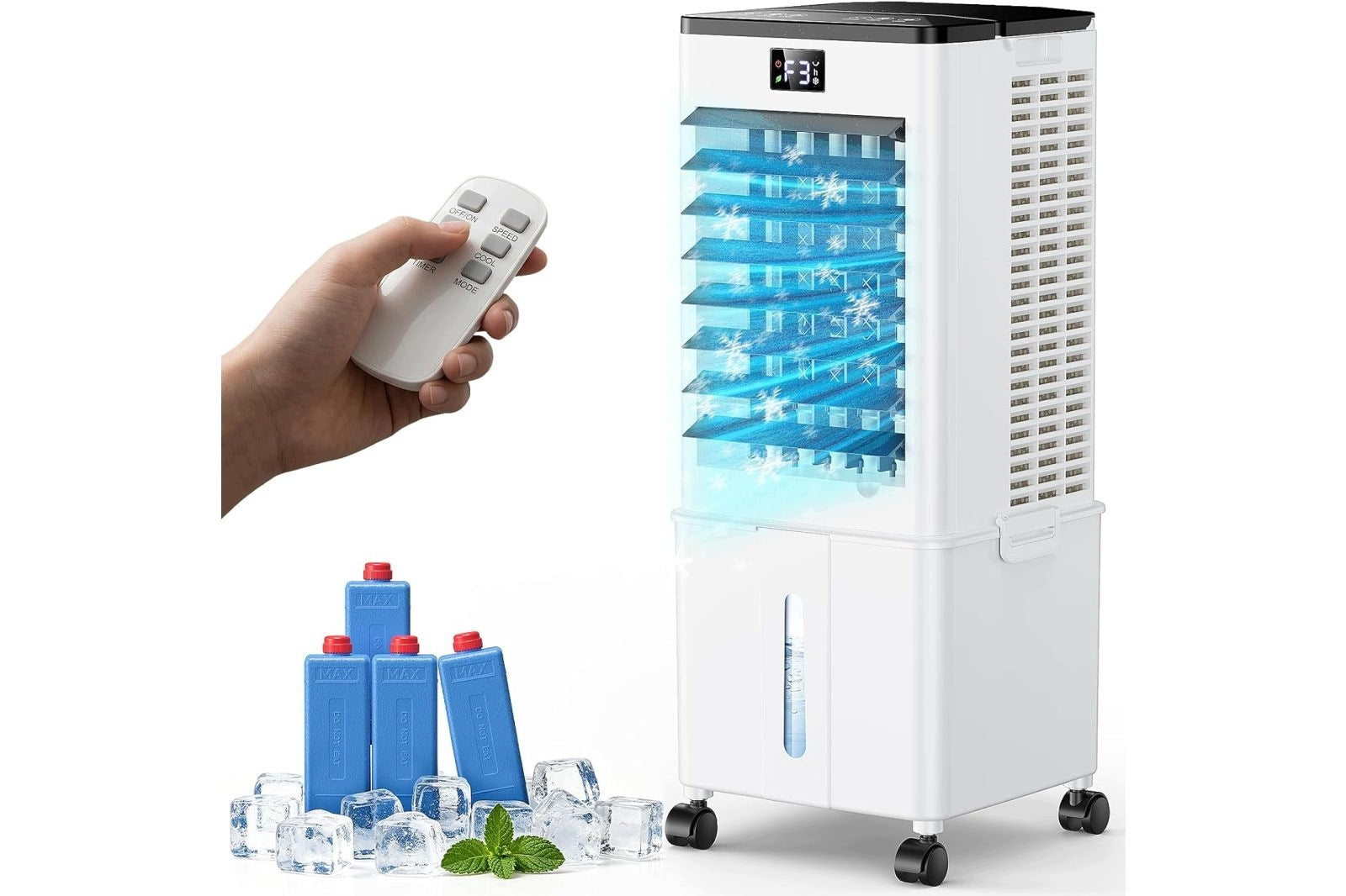 VectrDyna 10L 60W 4in1 Portable Air Conditioner with Remote Control and Timer
