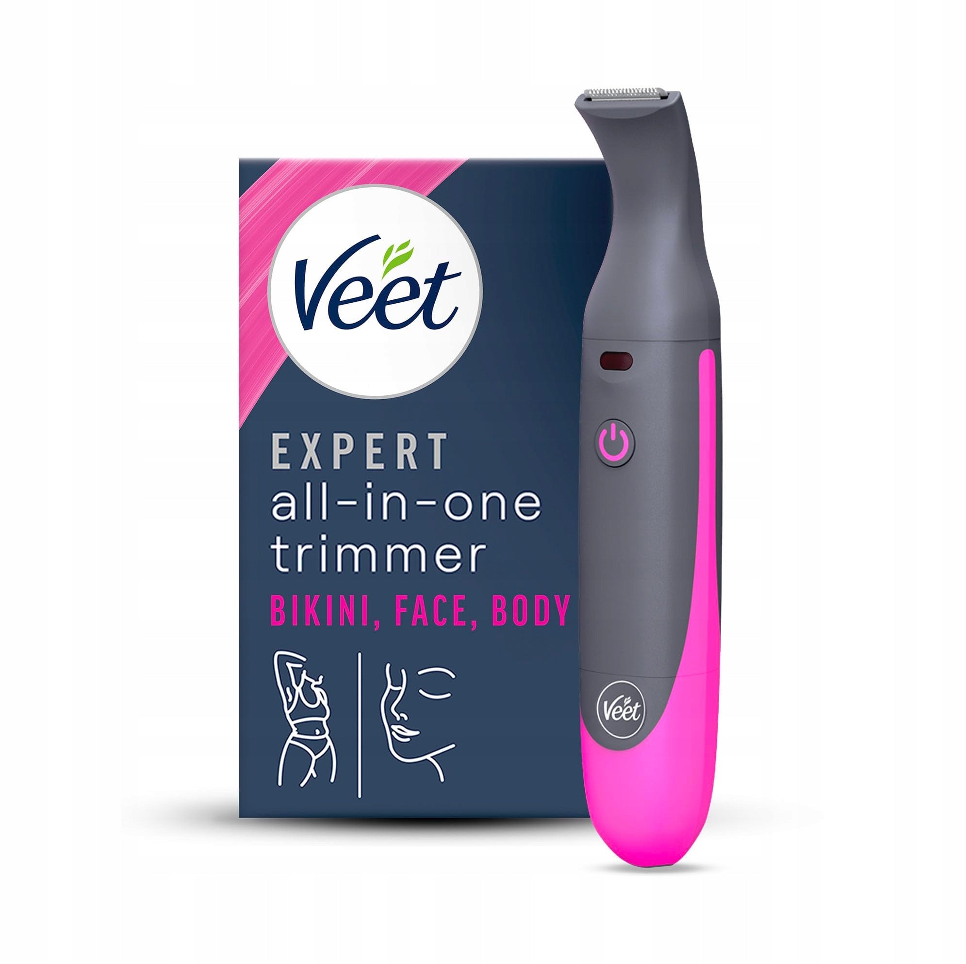 Veet Expert trimmer precision bikini face eyebrow waterproof cordless