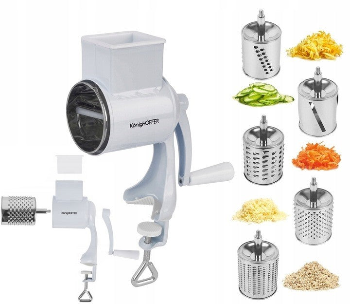 Vegetable SLICER MACHINE CHEESE Konighoffer Noyer 5 blades
