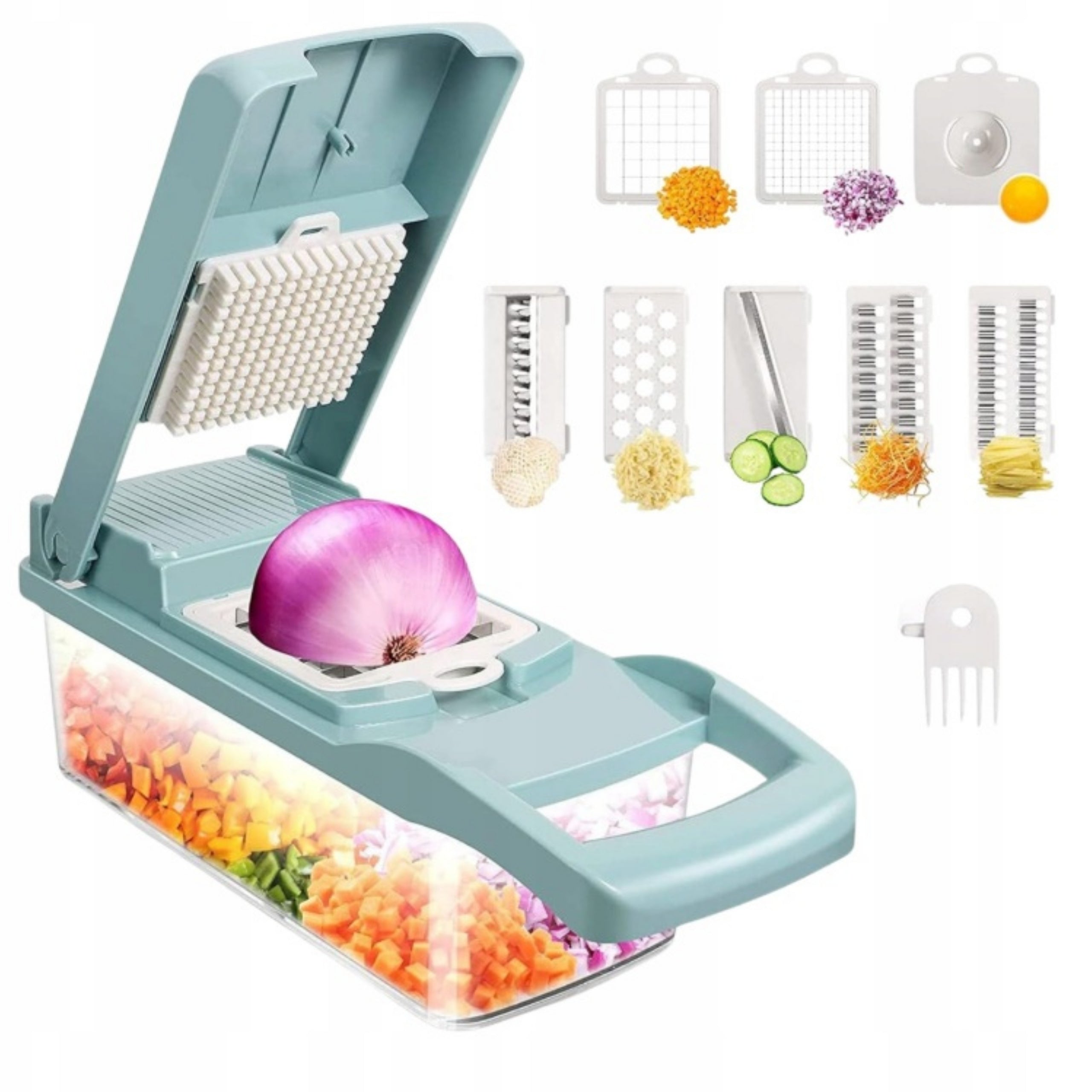 Vegetable Slicer Grater Multifunctional Mandoline 12-in-1 Blade Set