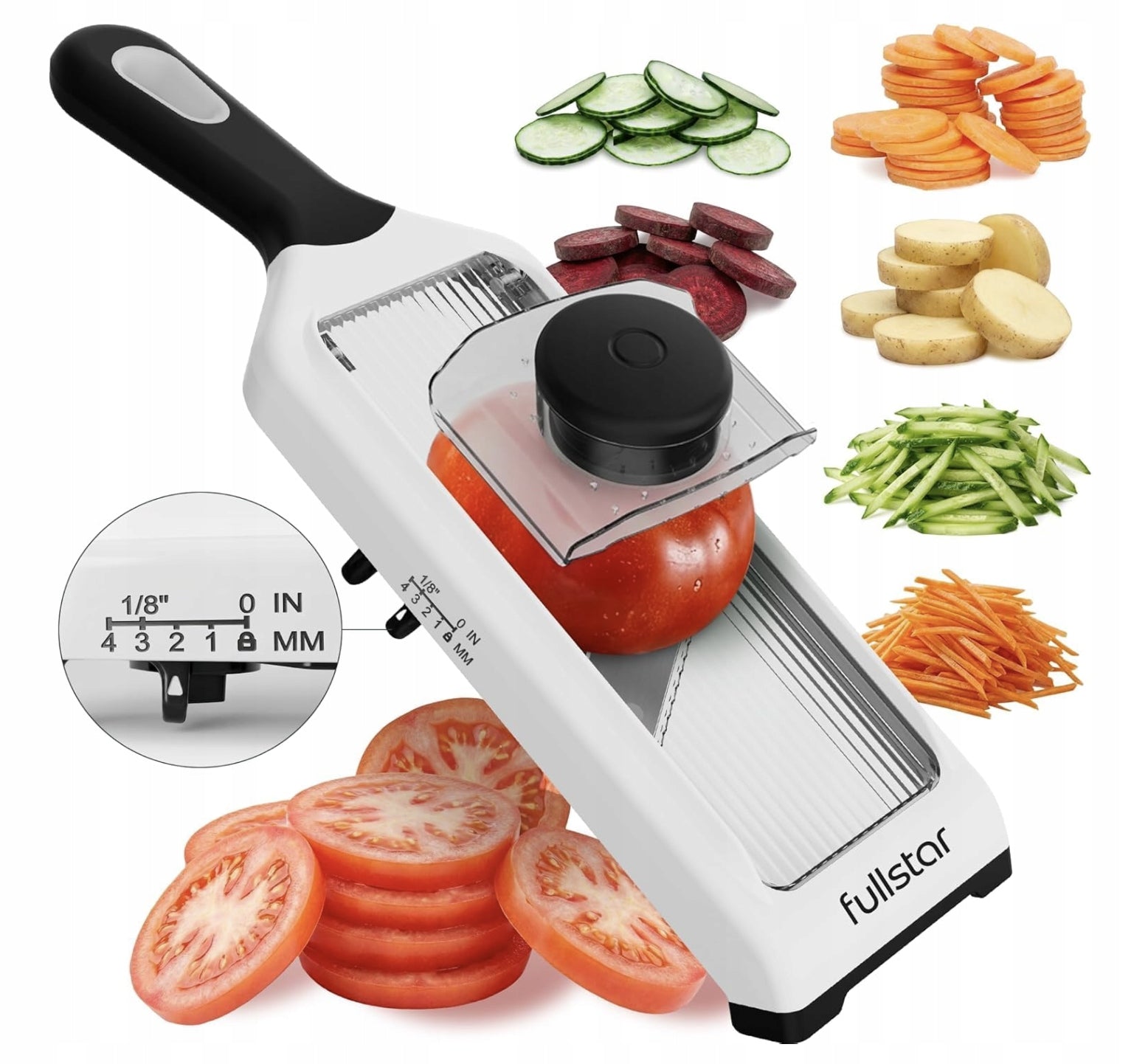 Vegetable Slicer Mandolin Shredder Hand Slicer 2in1