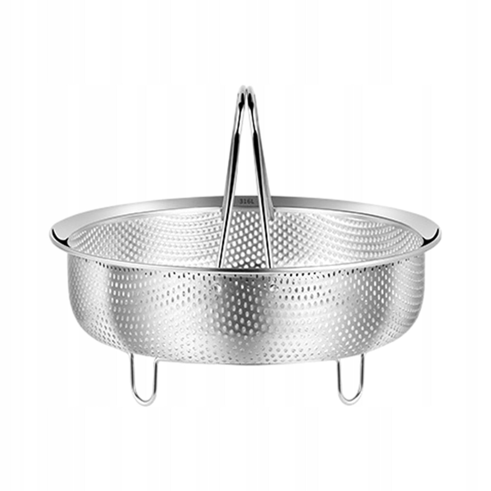 Vegetable Steamer Basket with Handle Kitchen Accessory Strainer M