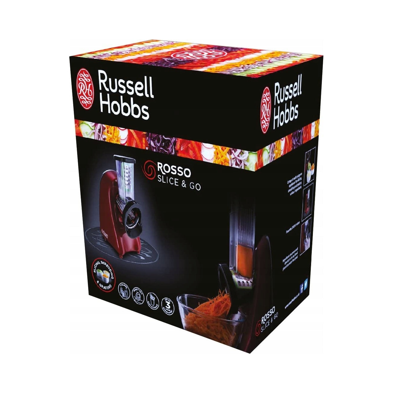 Vegetable and fruit shredder Russell Hobbs Desire 22280-56 200 W Manufacturer code 22281-56