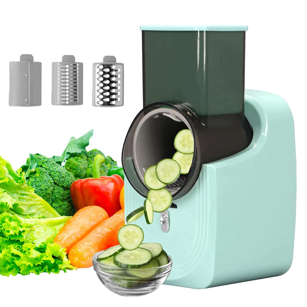 Vegetable grater, kitchen chopping machine, grater with interchangeable blades Packaging status original