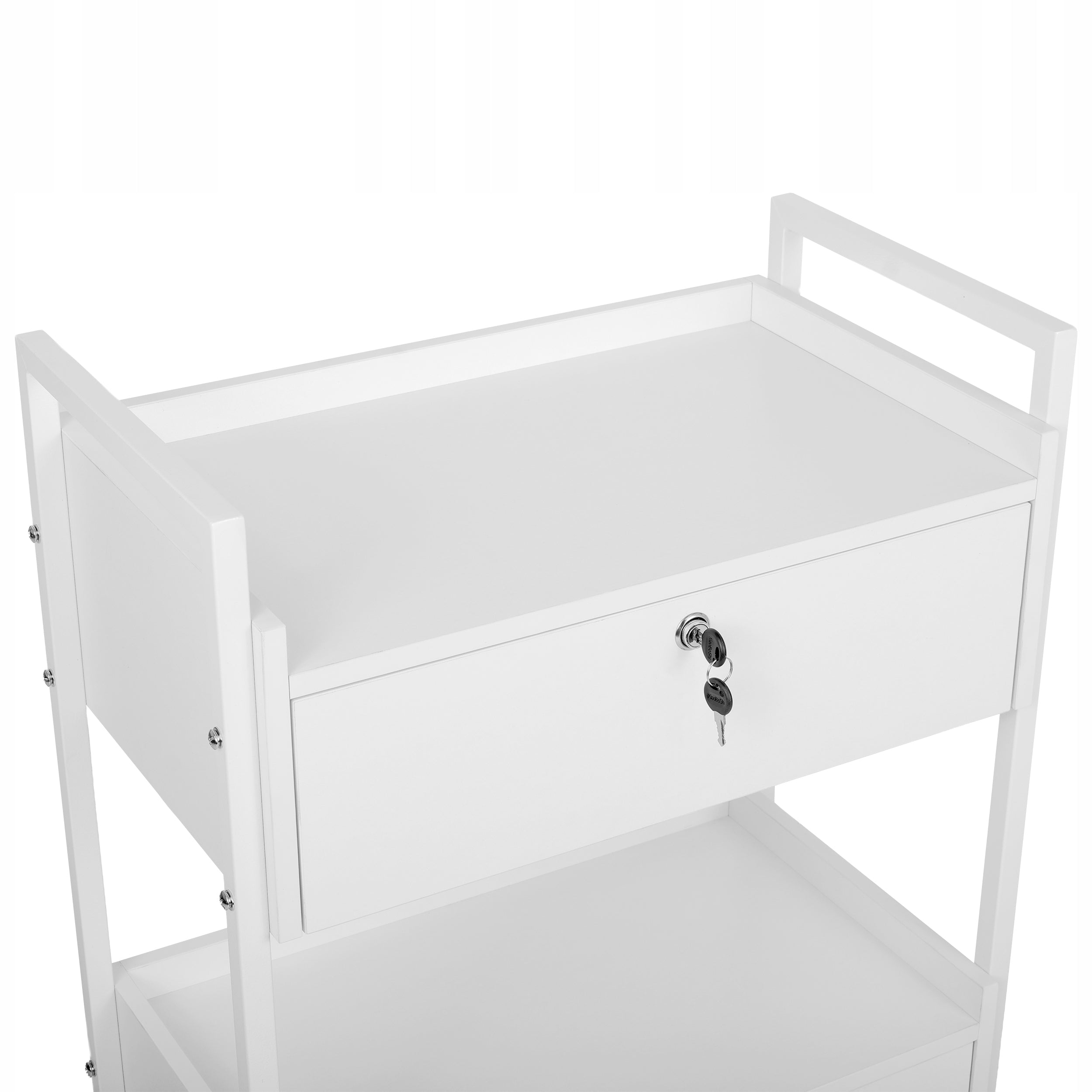 Vela Cosmetic Table Mobile Assistant On Wheels with Drawers Habys Manufacturer code stolik do gabinetu beauty pomocnik do salonu