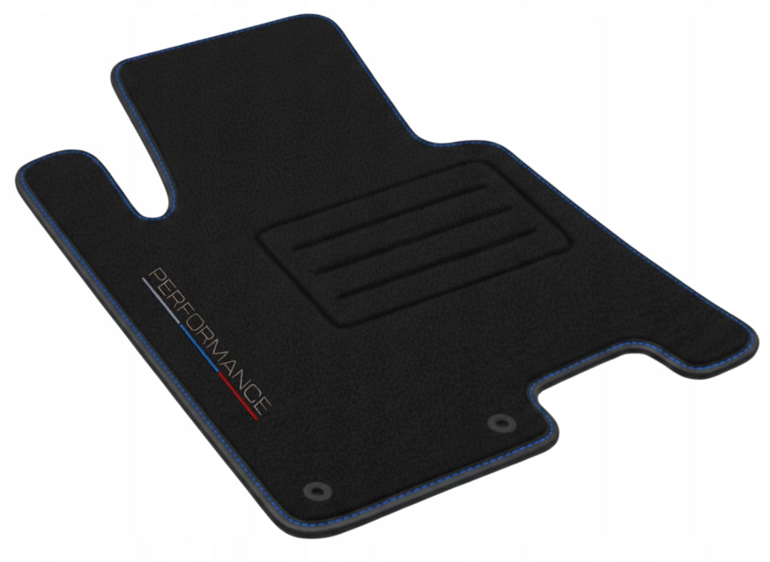 Velour Car Rugs for BMW Embroidery Performance to Size 4pcs Black Packaging status original