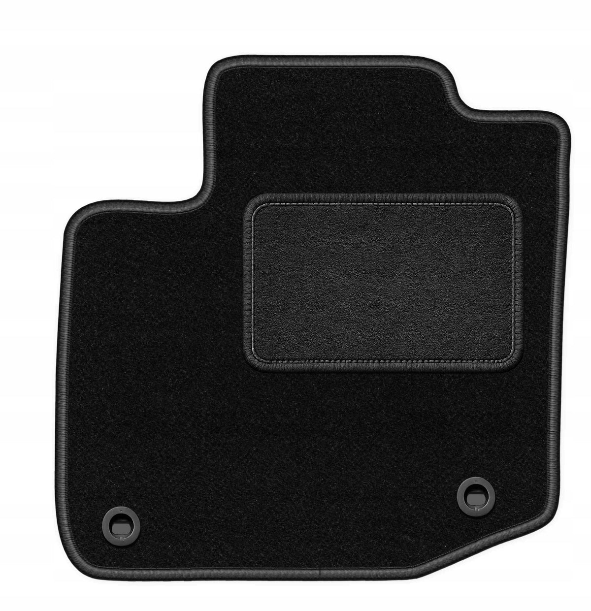 Velour Rug Driver for Honda Civic IX 2012- hatchback LUX black