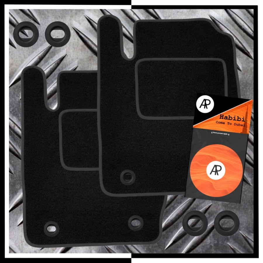 Velour Rug Ford Fiesta MK7 beforelift 08 - 12 from Driver 1+1 2 pieces Packaging status original