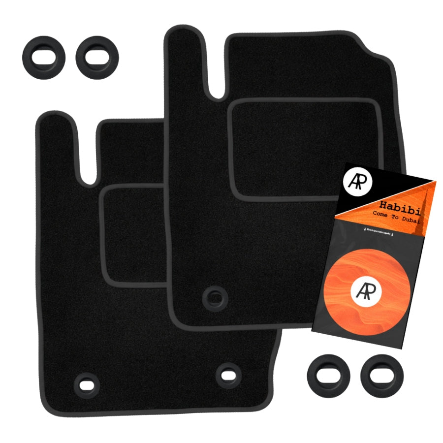 Velour Rug Ford Fiesta MK7 beforelift 08 - 12 from Driver 1+1 2 pieces