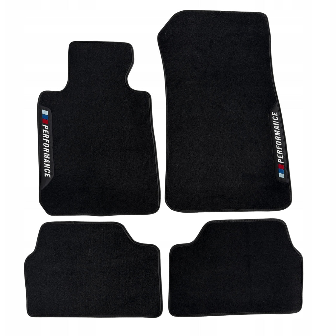 Velour Rugs BMW Embroidery PERFORMANCE Car High Quality 4pcs B Manufacturer's catalog number Dywaniki welurowe do BMW P