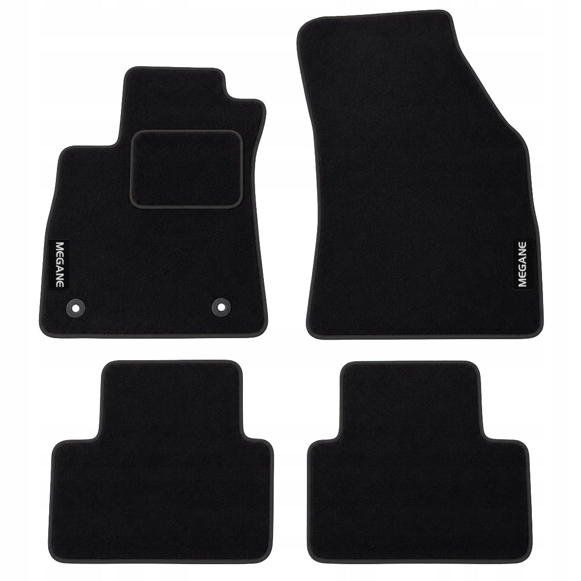 Velour Rugs Renault Megane 4 IV from 2015 Mats for Car EMBROIDERY B Packaging status original