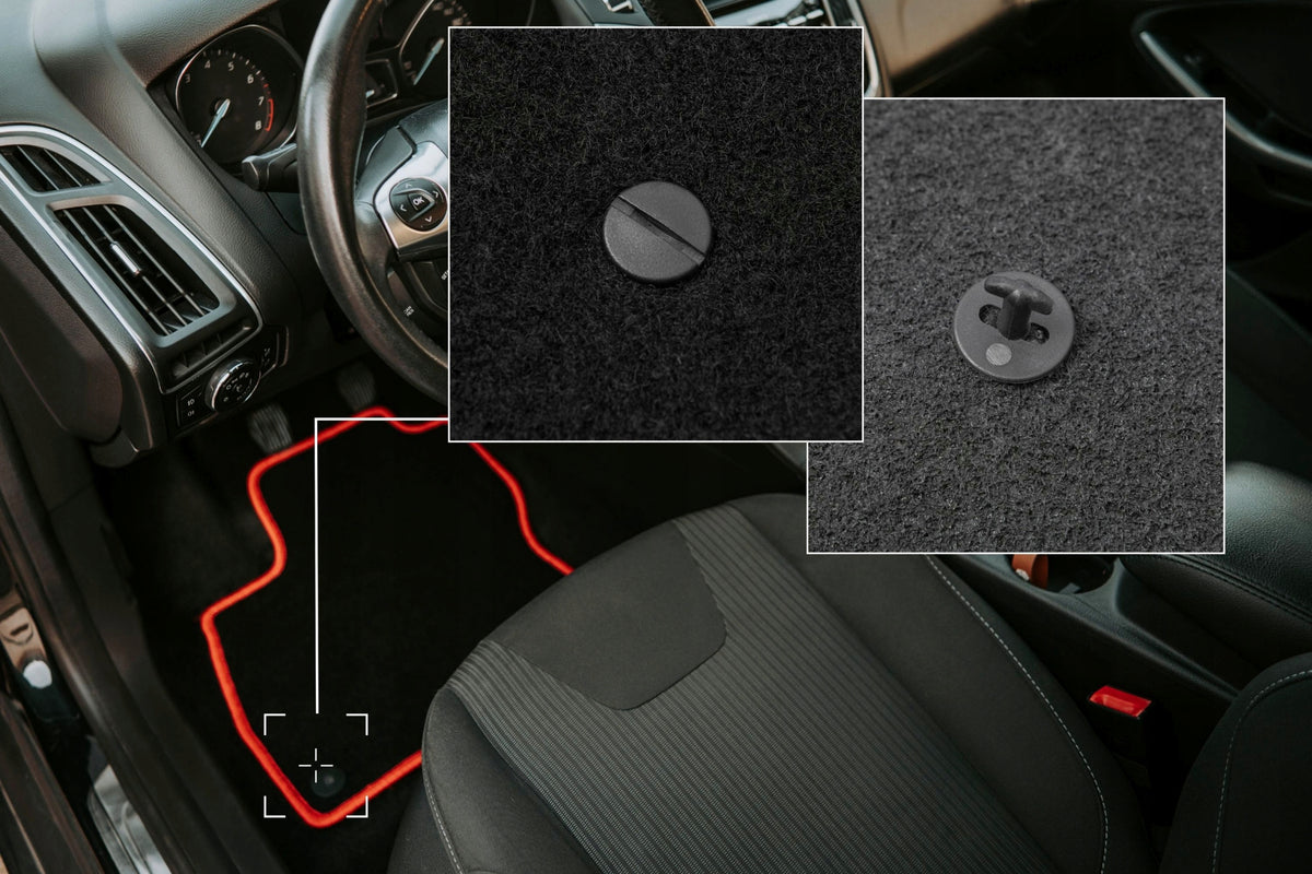 Velour Rugs for Mini Cooper One R50 2001-2007 set CARLUX-RED Manufacturer Wielganizator