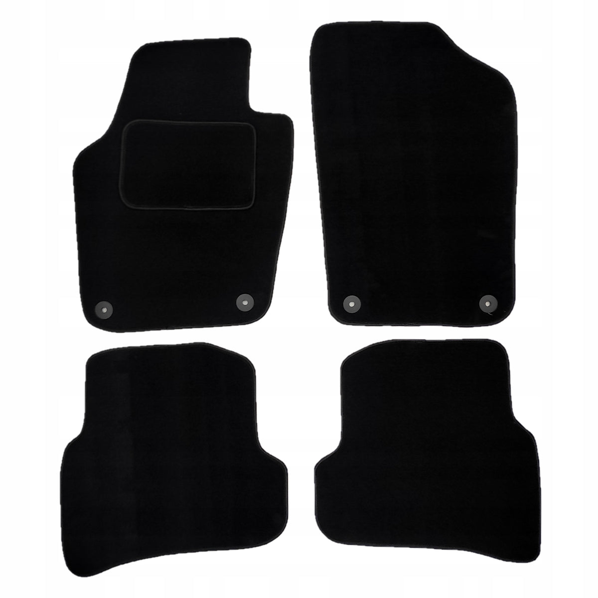 Velour Rugs for Volkswagen Polo V 2009-2017 Wiper Blades for B Manufacturer's catalog number Dywaniki samochodowe