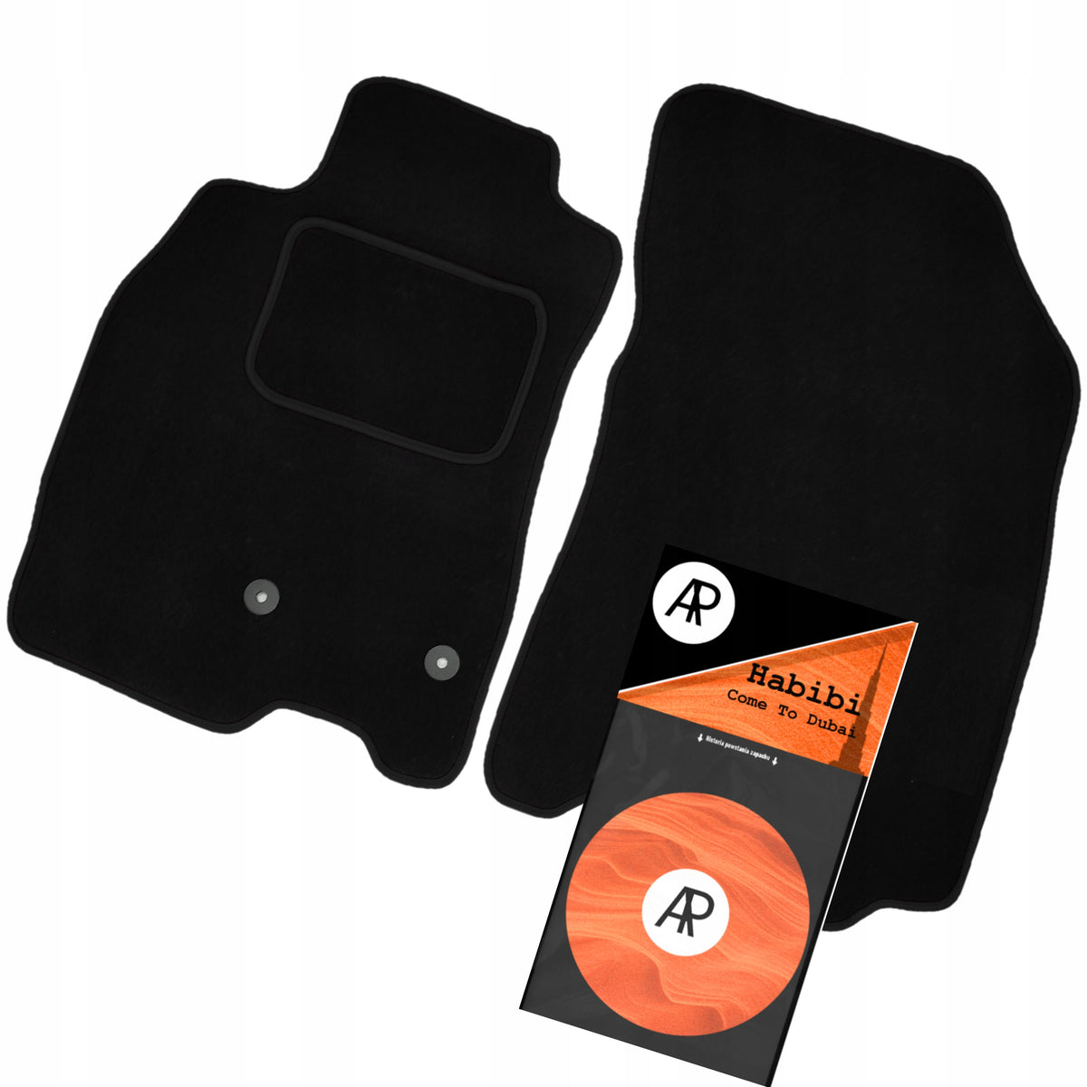 Velour mats for Renault Megane 3 III 2008-2015r. two front B