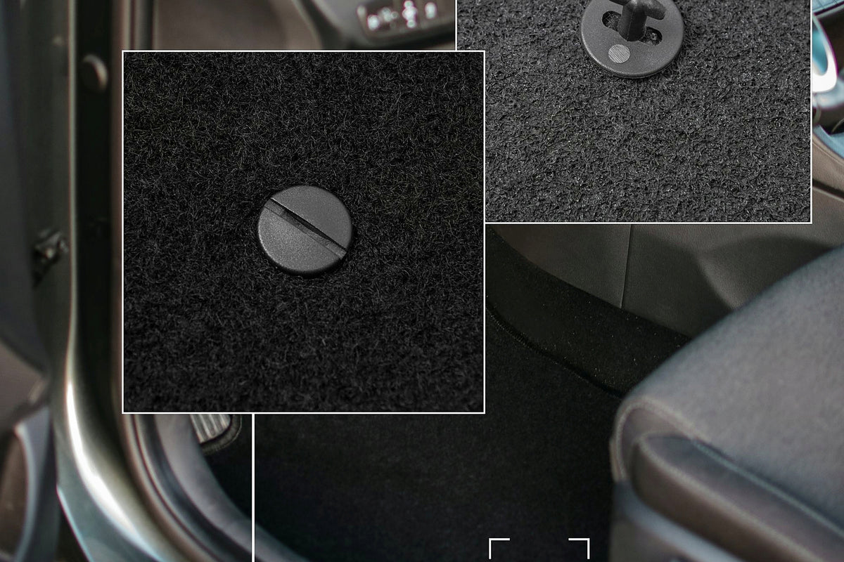 Velour rugs for BMW 3 F31 2011-2018 set BASIC black 4 pcs. Manufacturer Wielganizator