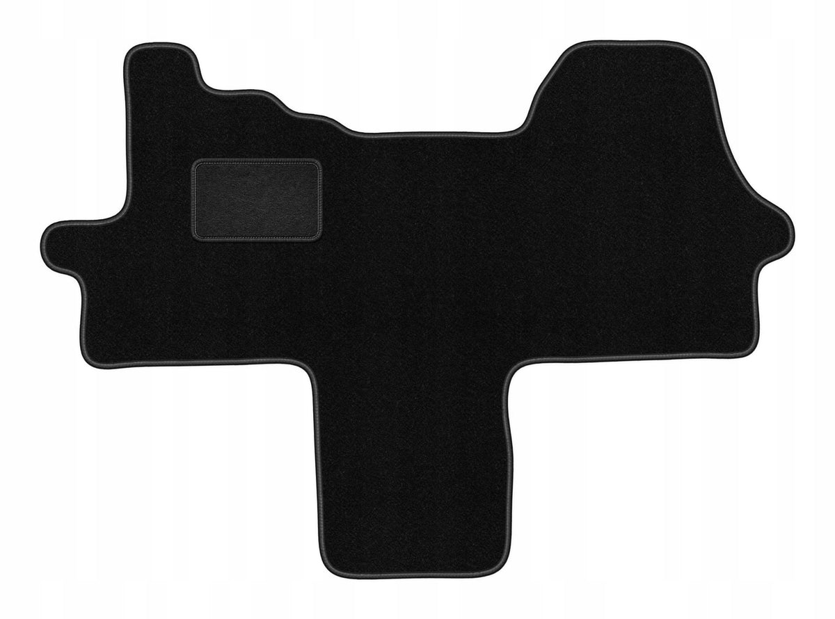 Velour rugs for Fiat Ducato III 2006-2014 set LUX black 1 pc.