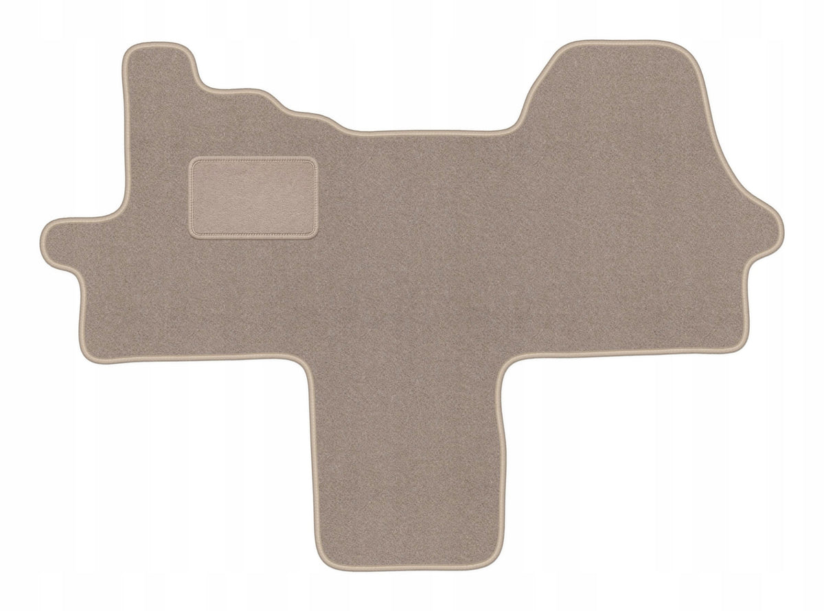 Velour rugs for Fiat Ducato IV 2014- set LUX beige 1 pc.