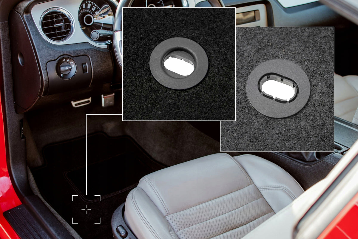 Velour rugs for Ford Galaxy MK2 2006-2012 front LUX black 2 pcs. Manufacturer Wielganizator