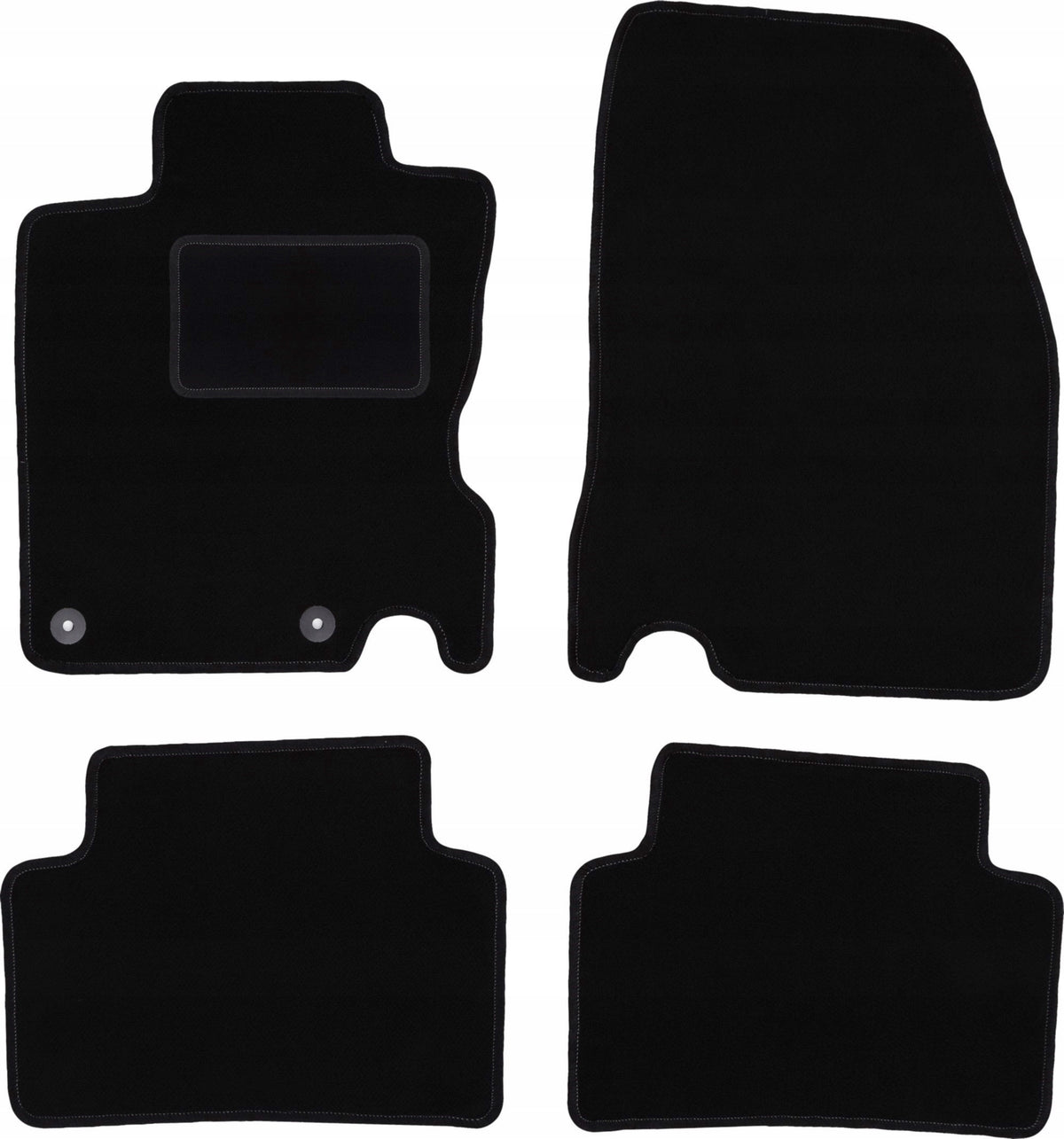 Velour rugs for: Nissan Qashqai II J11 crossover (2013-)