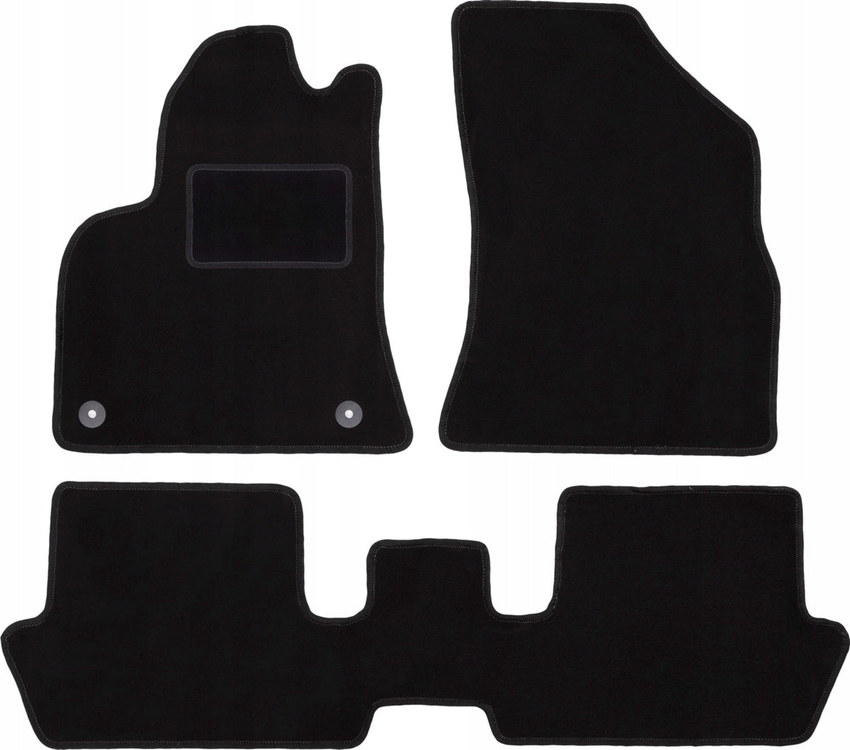 Velour rugs for: Peugeot 3008 I minivan (2009-2016)