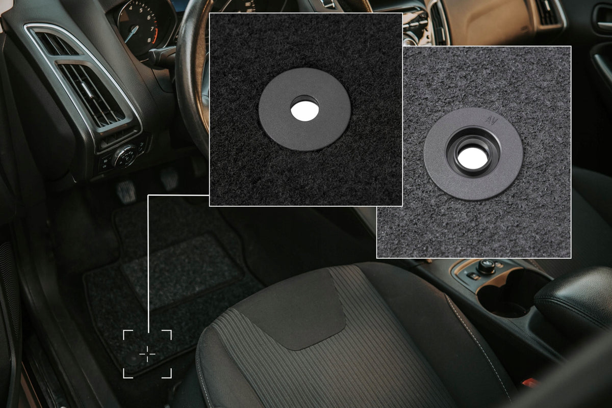 Velour rugs for Skoda Octavia I 1996-2004 set LUX-ANTHRA 4 pcs. Manufacturer Wielganizator