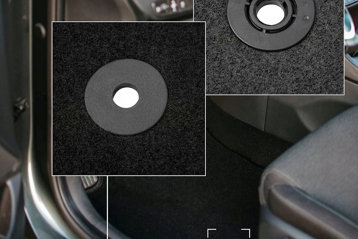 Velour rugs for Suzuki Swift IV 2005-2010 set BASIC black 4 pcs. Manufacturer Wielganizator