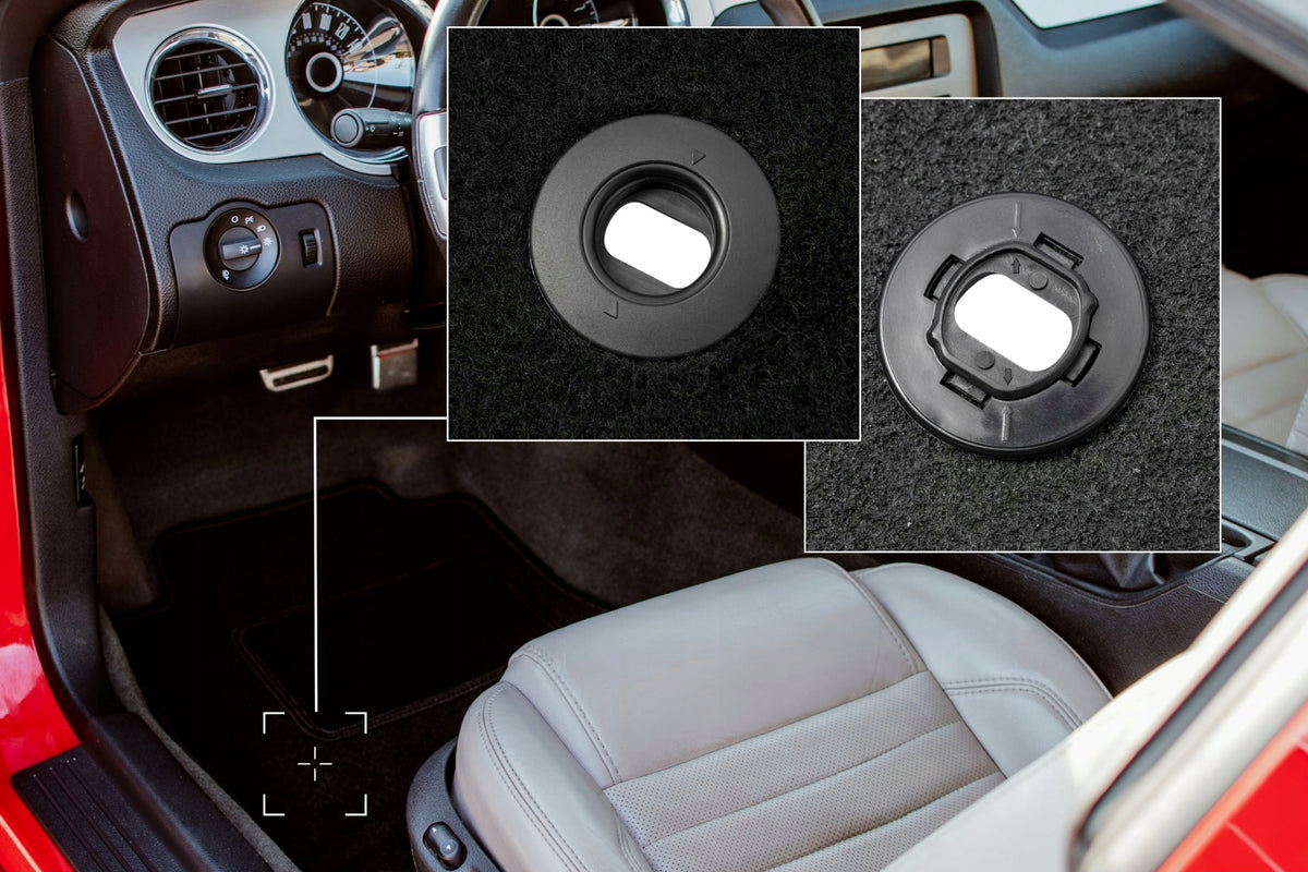 Velour rugs for Toyota Avensis II T25 2003-2009 set LUX black Manufacturer Wielganizator
