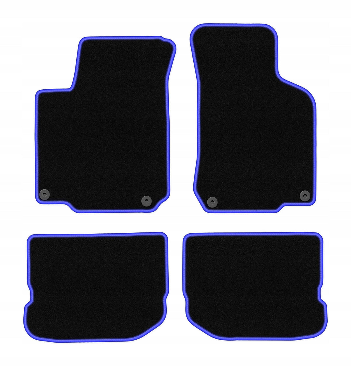 Velour rugs for VW New Beetle 1997-2020 set CARLUX-BLUE 4 pcs.
