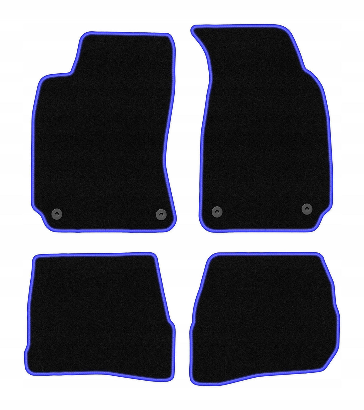 Velour rugs for VW Passat B5 FL 2000-2005 set CARLUX-BLUE 4 pcs.