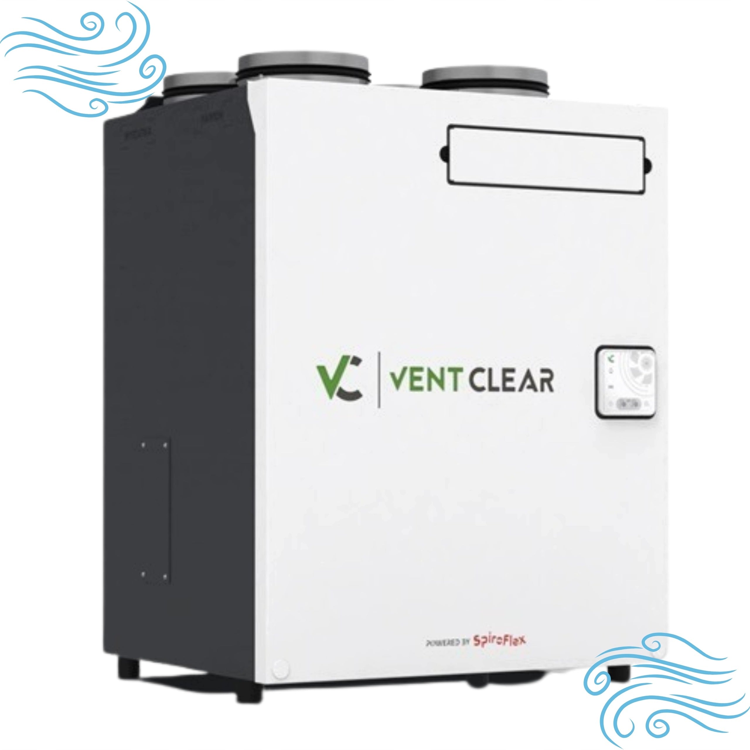 Vent Clear VD2 ERV Comfort Vertical Recuperator - Economical Ventilation