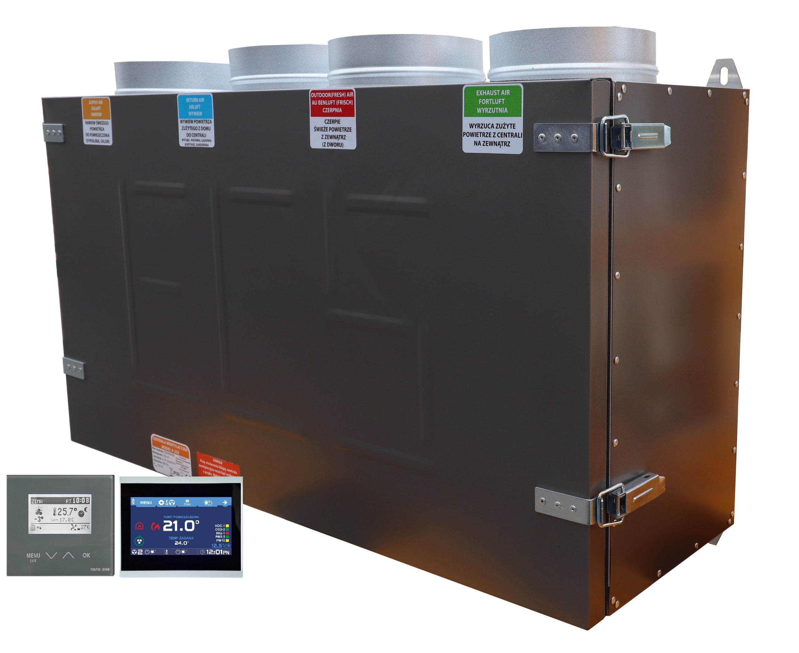 Ventilation Unit Recuperator 250m3/h to 100m2
