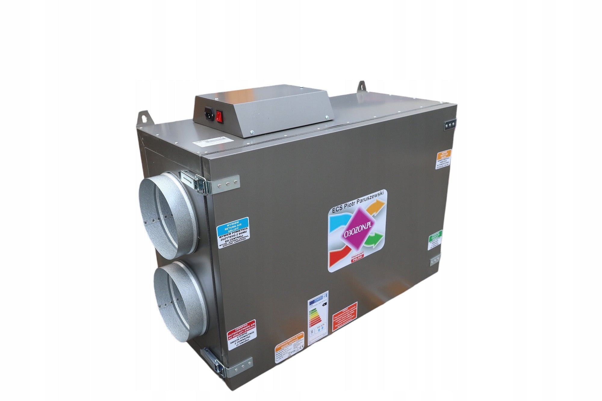 Ventilation Unit Recuperator CWPP 420/200 ECO 420m3/h Batteries included no