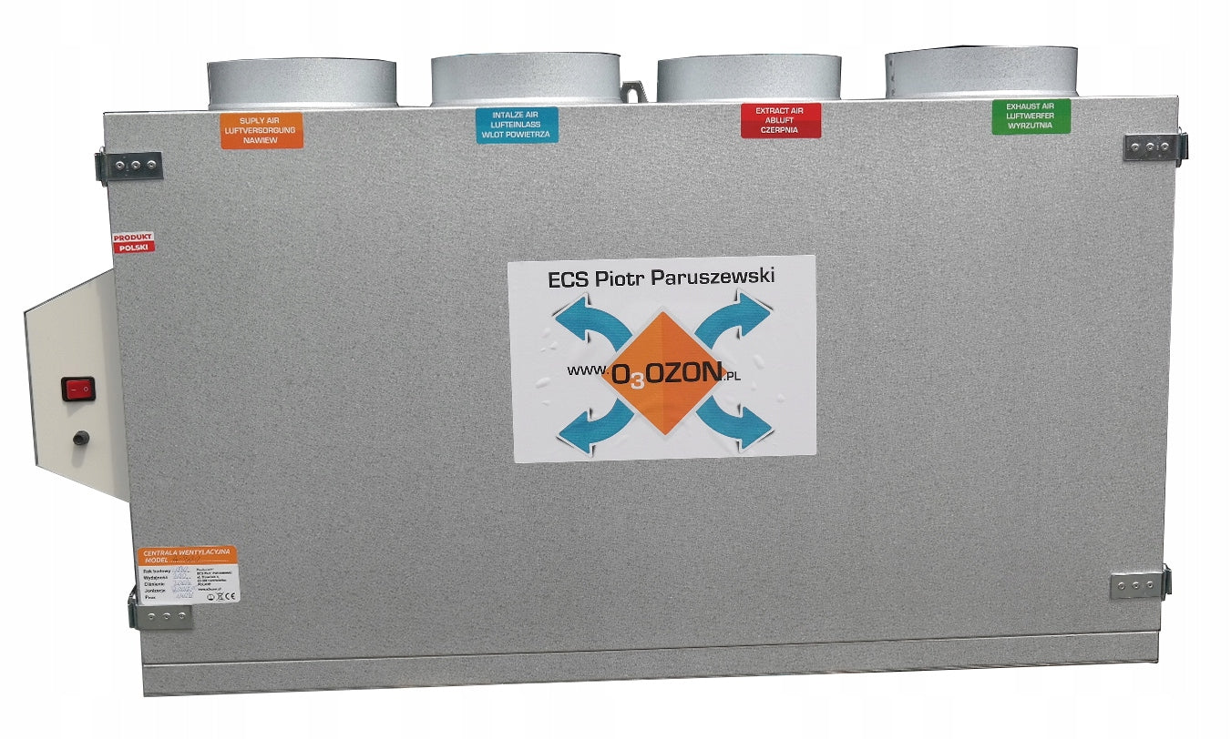 Ventilation unit A-300 upper COLOR, BYPASS, enthalpic exchanger EAN (GTIN) 5902838332122