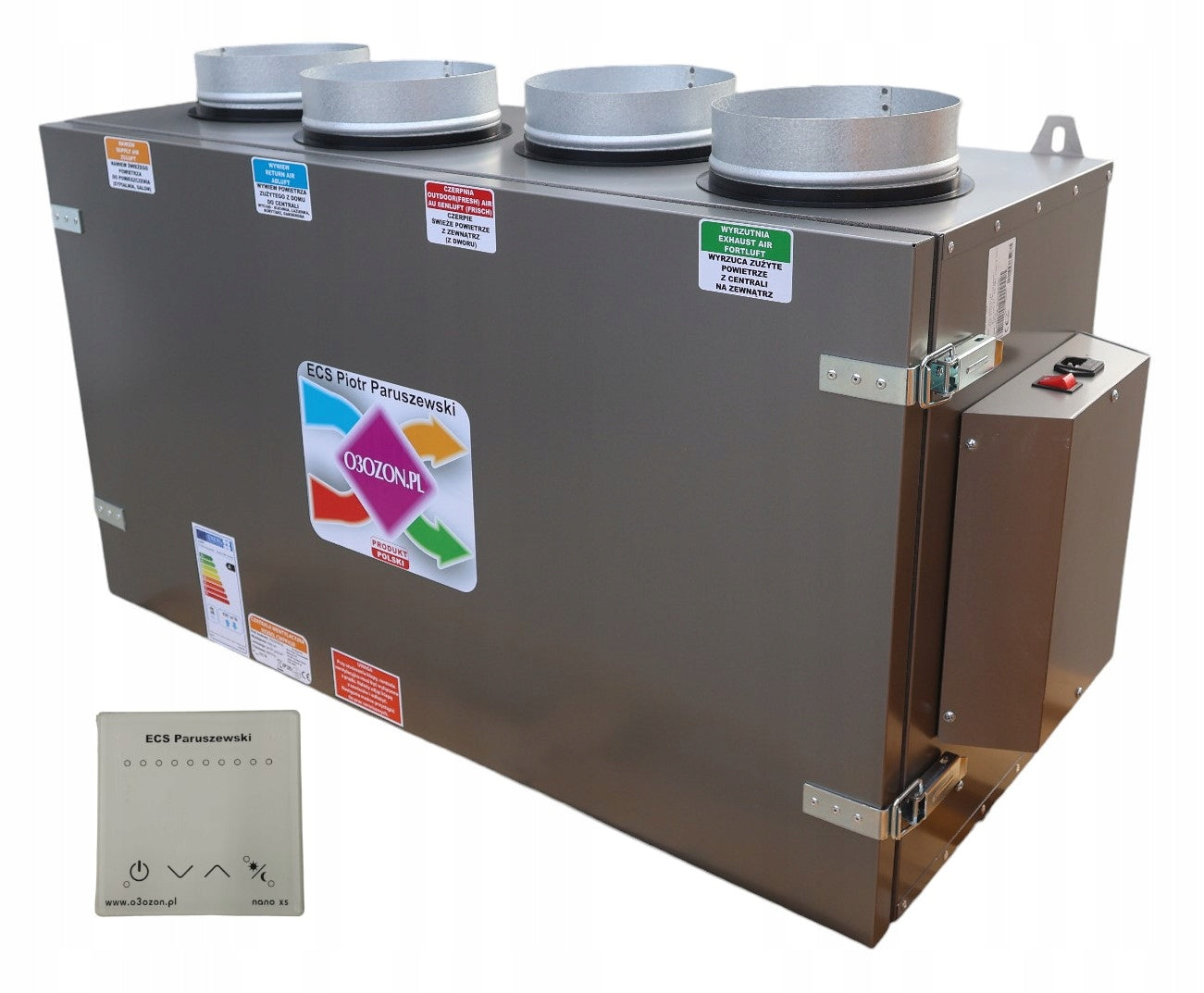 Ventilation unit CWP 360/200 UPPER with Nano XS controller