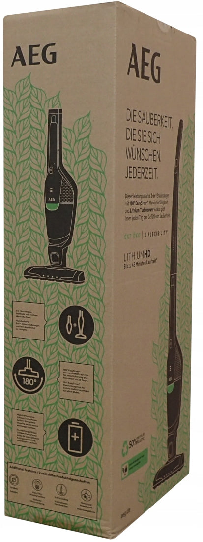 Vertical Cordless Handheld Vacuum Cleaner AEG CX7-2-45MÖ 18V 2in1 Packaging status original